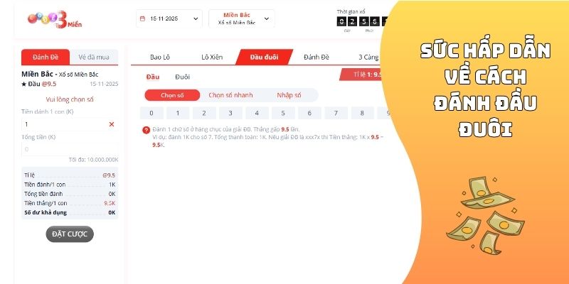 Sức hấp dẫn về cách đánh đầu đuôi