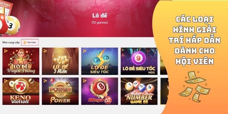 Các loại hình giải trí hấp dẫn dành cho hội viên